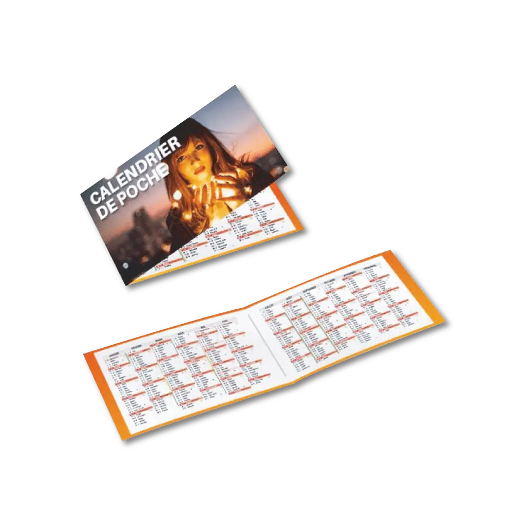 Calendriers de poche