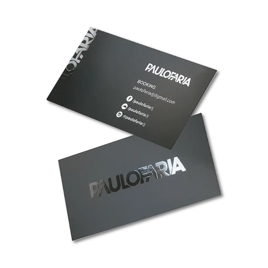 Carte de visite vernis UV