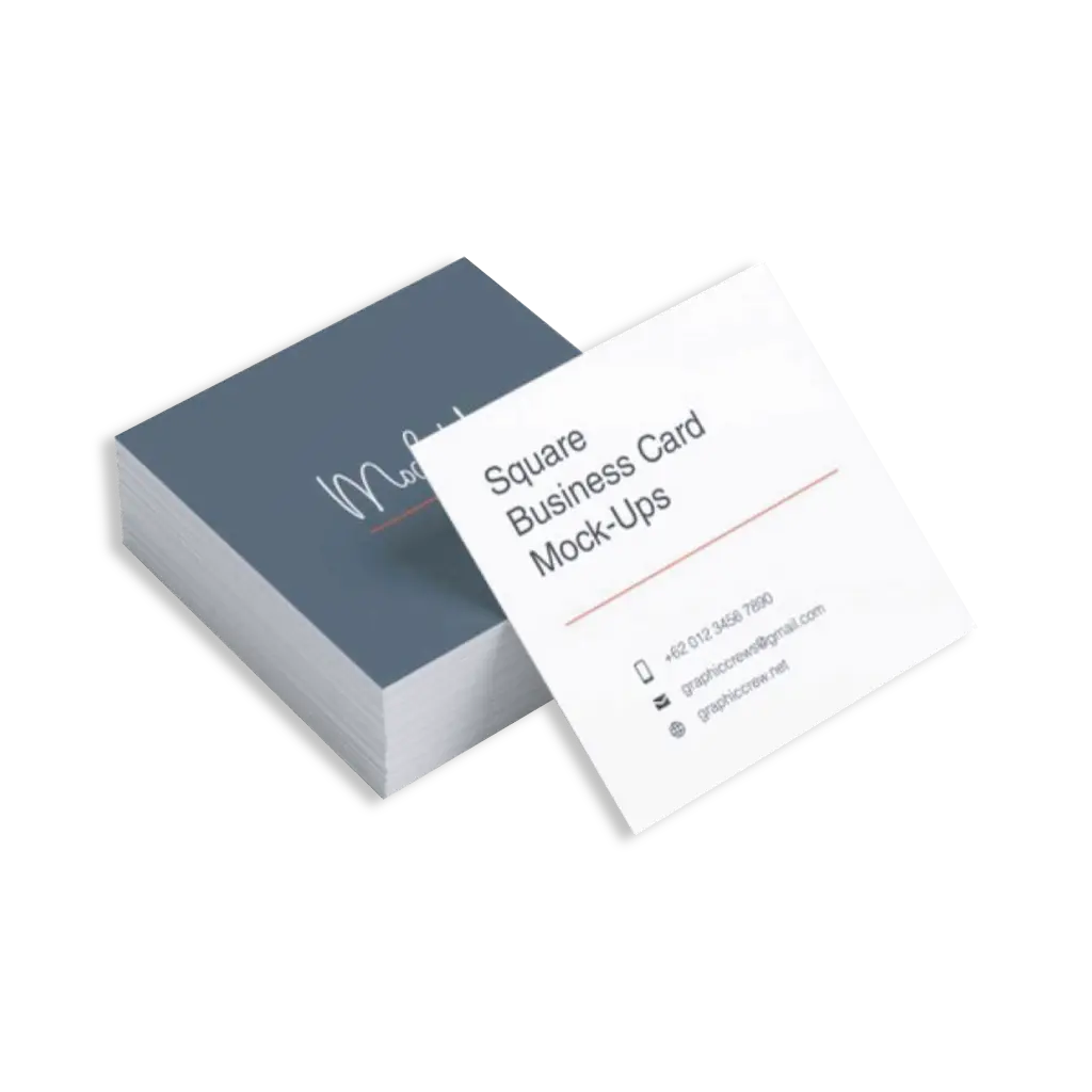 Carte de visite carrée