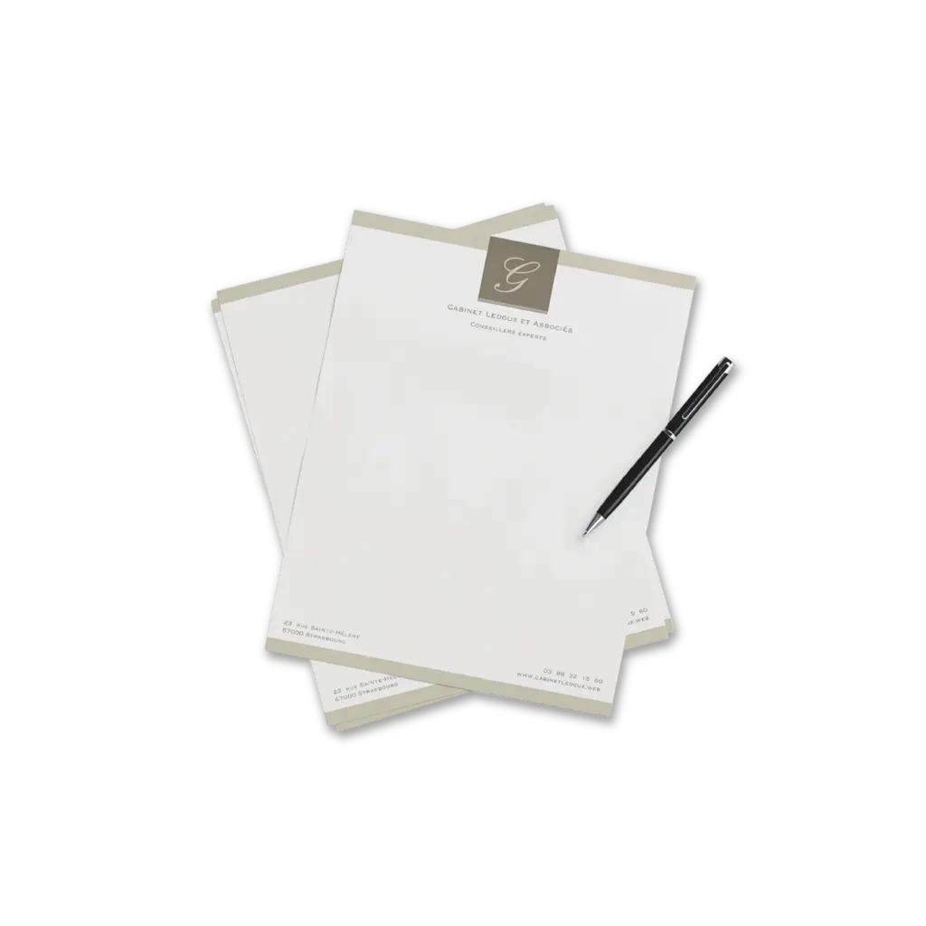 l’Entête-de-papier